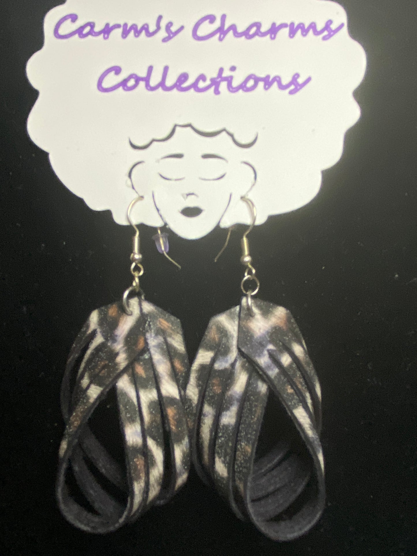 Leather Ribbon Drops