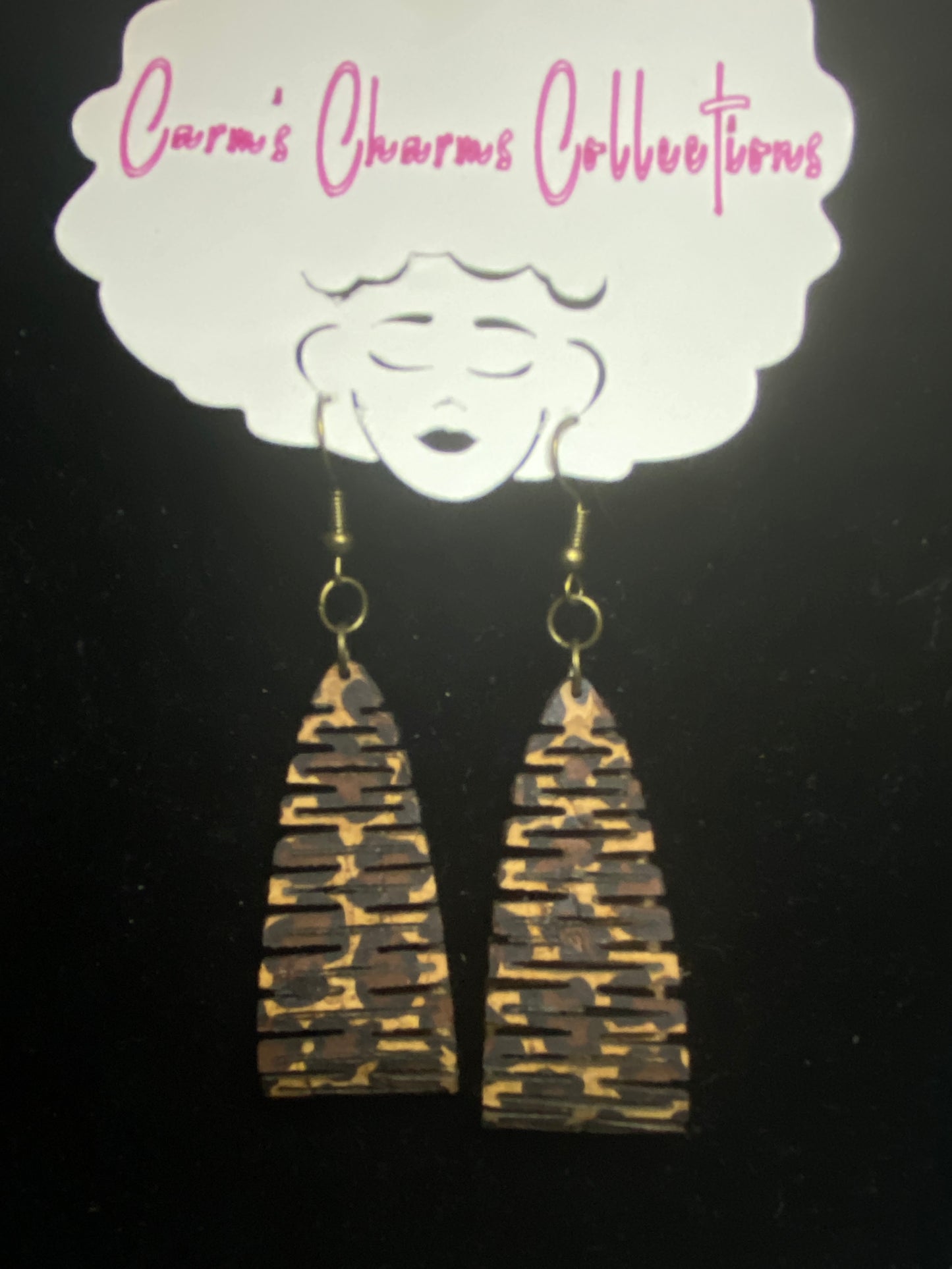 Leather Ribbon Drops