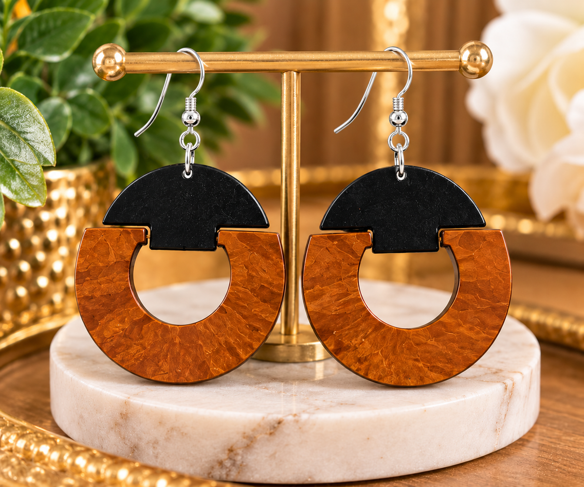 Wood You Look at Her! Wooden Earrings
